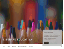 Tablet Screenshot of libertadeducativa.org
